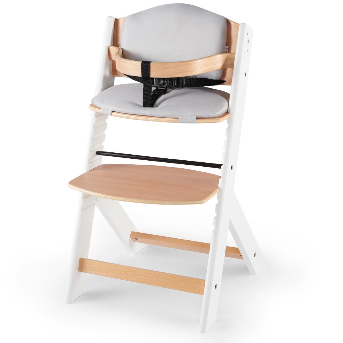 Chaise haute avec oreiller ENOCK Bois blanc