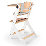 Chaise haute avec oreiller ENOCK Bois blanc